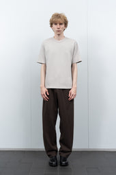 MESH T-SHIRT - OAK GREY