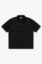 SUMMER WOOL POLO - BLACK