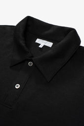 SUMMER WOOL POLO - BLACK