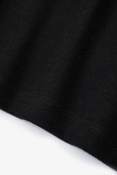 SUMMER WOOL POLO - BLACK