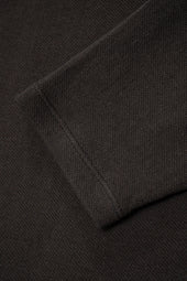 DOUBLE KNIT SWEATER - BLACK MUSHROOM