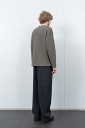 Double Knit Sweater Dark Kelp