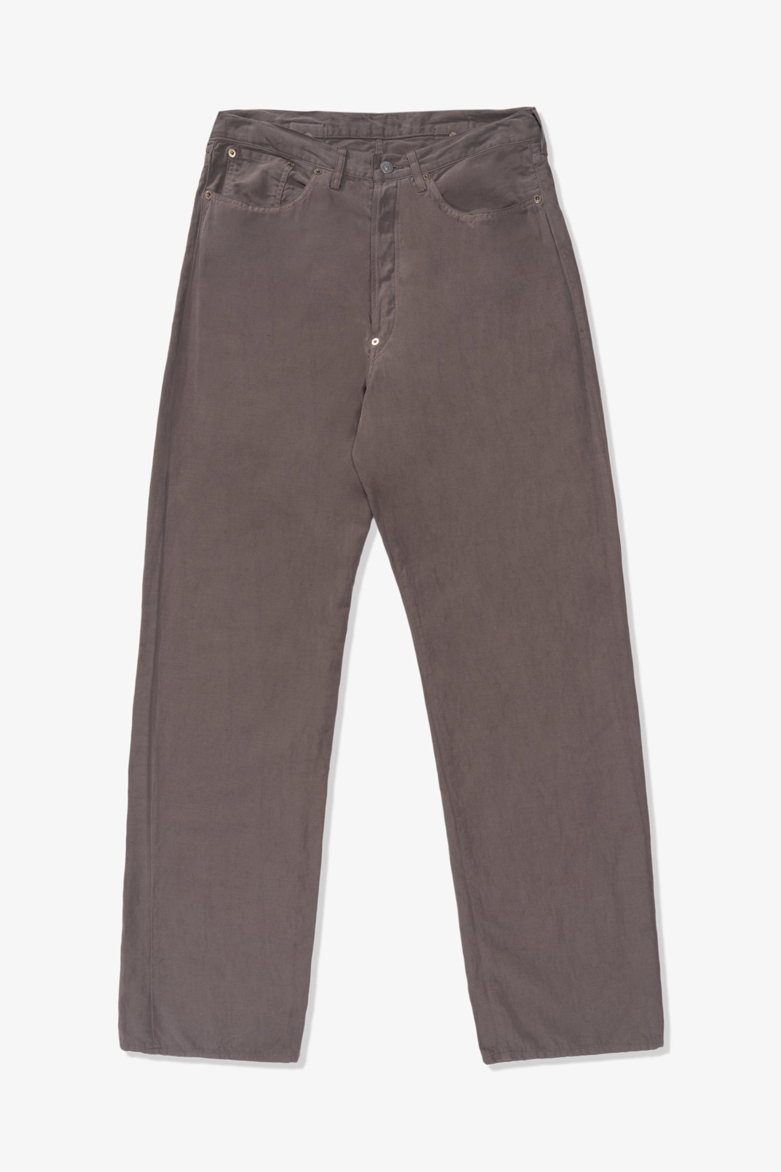 Lw C X Kaptain Sunshine Cotton Linen Pant Dust Grey