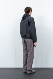 LW - C x KAPTAIN SUNSHINE SILK ZIP JACKET - NAVY