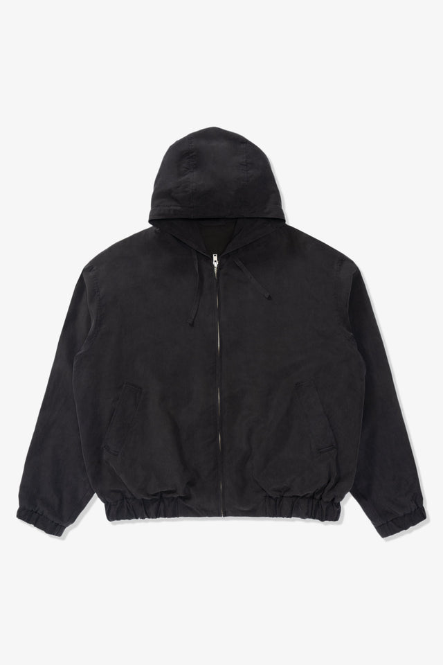 LW - C x KAPTAIN SUNSHINE SILK ZIP JACKET - NAVY