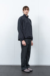 LW - C x KAPTAIN SUNSHINE SILK POLY PULLOVER - ANTHRACITE