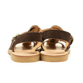 Exclusive Jerome Sandals In Brown Suede With Gum Sole