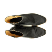 Clint Side Zip Boots Hair On Calf