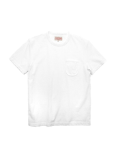 1940s Solid Colour Rib Pocket Tee