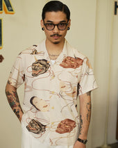 Noh Mask Aloha Shirt Special Edition