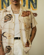 Noh Mask Aloha Shirt Special Edition