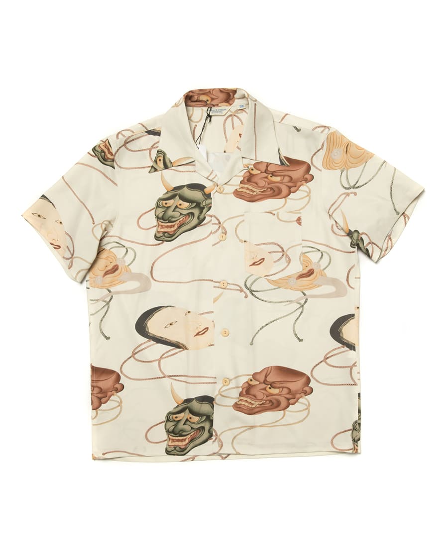 Noh Mask Aloha Shirt Special Edition