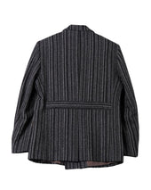 Striped Two Piece Suits Peak Lapel Jacket
