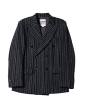Striped Two Piece Suits Peak Lapel Jacket