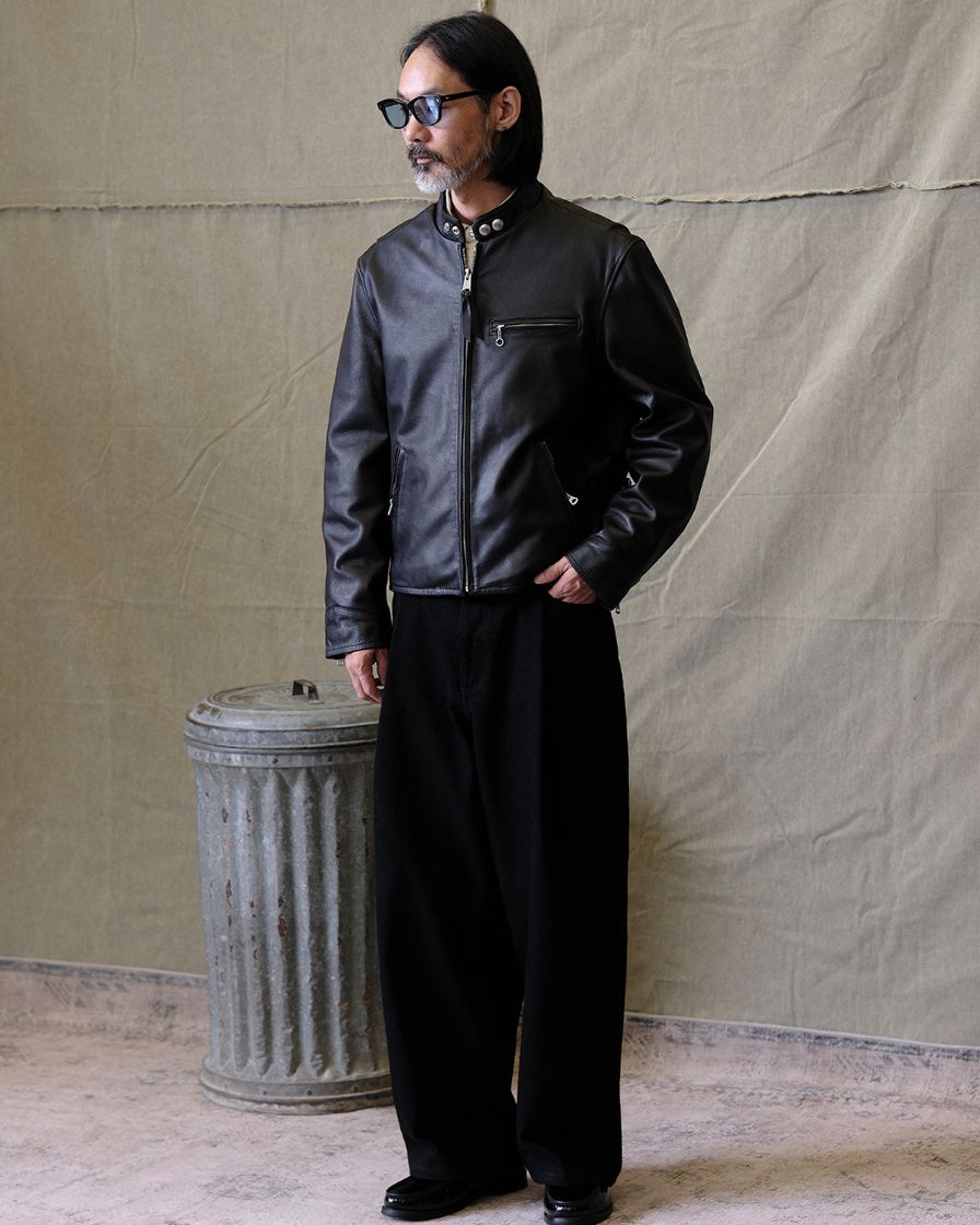 J100 Racer Leather Jacket