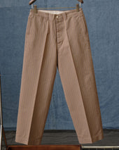 Pinstriped Straight Leg Regular Pants