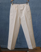 Pinstriped Straight-leg Regular Pants