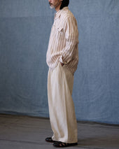 Pleated Linen Trouser