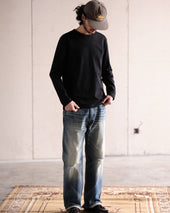 Double Needle Stitch T Shirts Long Sleeve