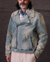 Distressed Biker Jacket