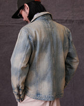 Distressed Biker Jacket