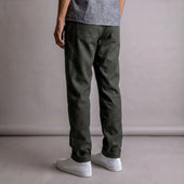 Laidback Pant Green Tropical Wool