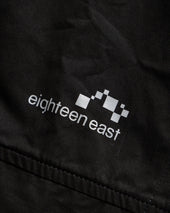 LAINES HOODED SHELL - BLACK WATER-REPELLENT BEESWAX COATED COTTON / NYLON