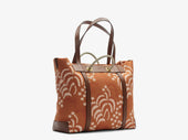 M S Lakeside Palm Jacquard Cuoio