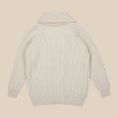 Superfine Lambswool Shawl Collar Cardigan In