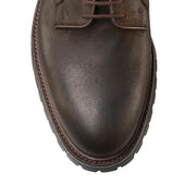 Lanark 3 Dark Brown Rough Out Suede