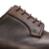Lanark 3 Dark Brown Rough Out Suede