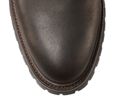 Lanark 3 Dark Brown Rough Out Suede
