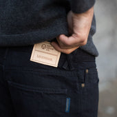 Hiut Denim Black Unisex Jeans