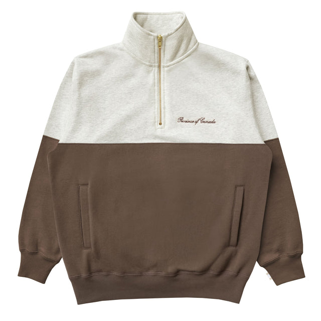 Club Fleece Half Zip Chestnut - Unisex