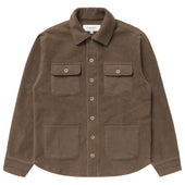Reverse Fleece Overshirt Chestnut - Unisex