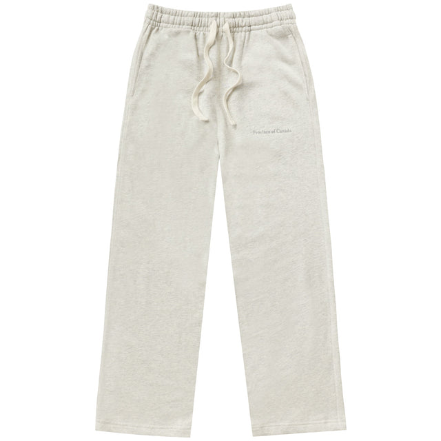 Wide Leg French Terry Sweatpant Eggshell - Unisex