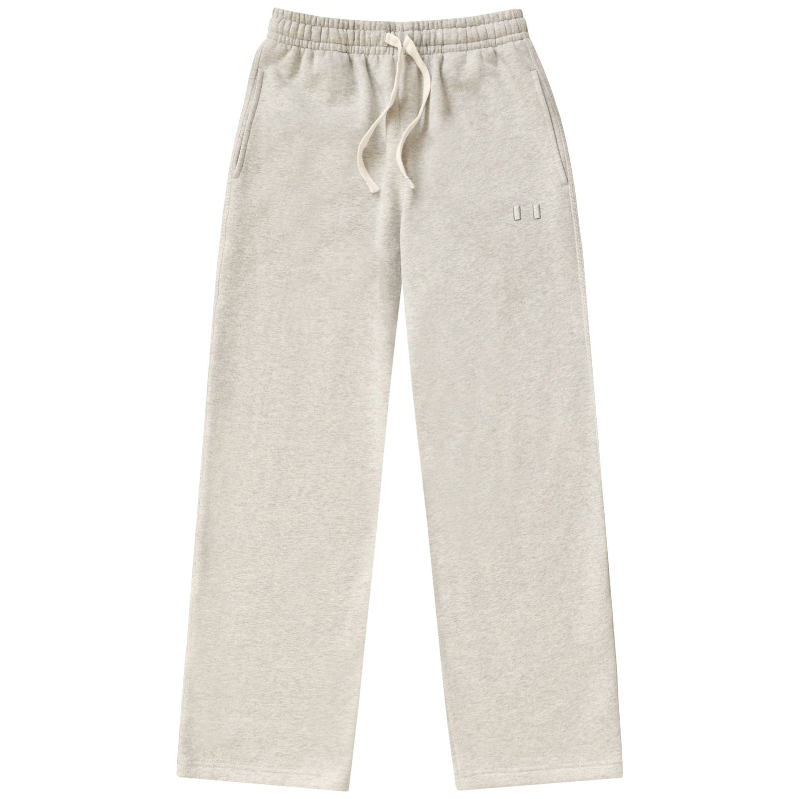 Flag Fleece Wide Leg Sweatpant Eggshell Unisex