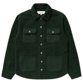 Reverse Fleece Overshirt Forest - Unisex