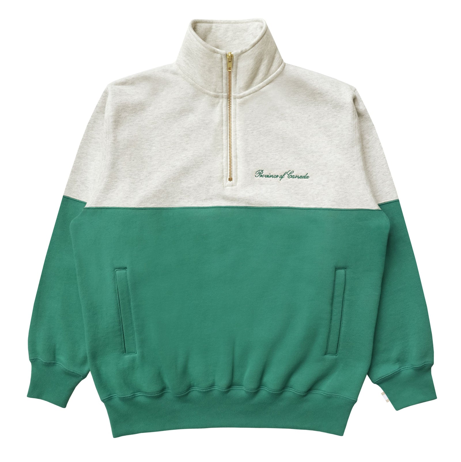 Club Fleece Half Zip Green Unisex