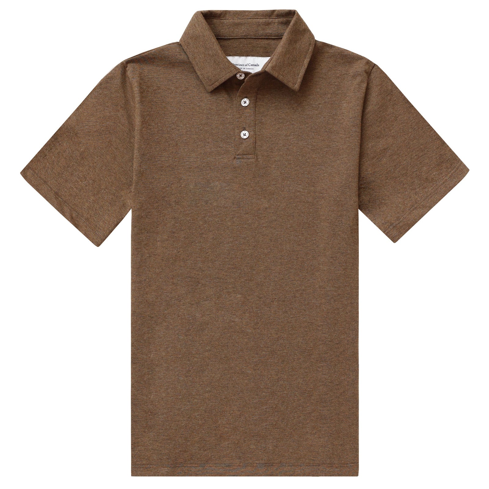 Sunday Polo Shirt Heather Brown - Unisex