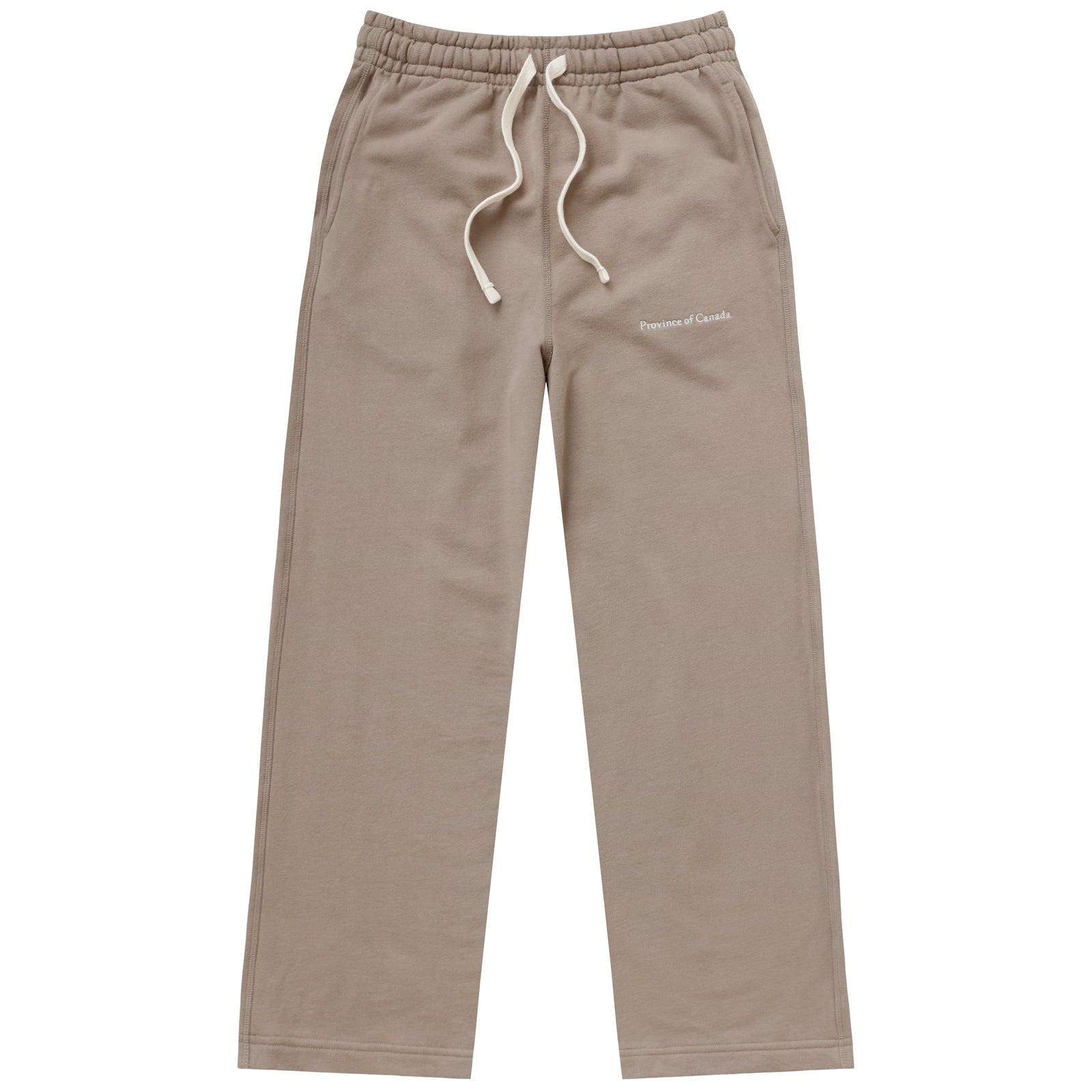 Wide Leg French Terry Sweatpant Mocha Unisex
