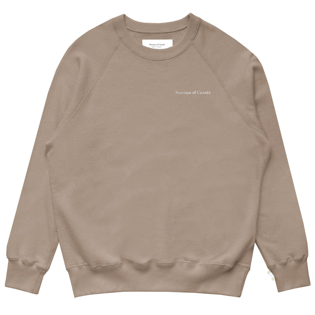 French Terry Sweatshirt Mocha - Unisex