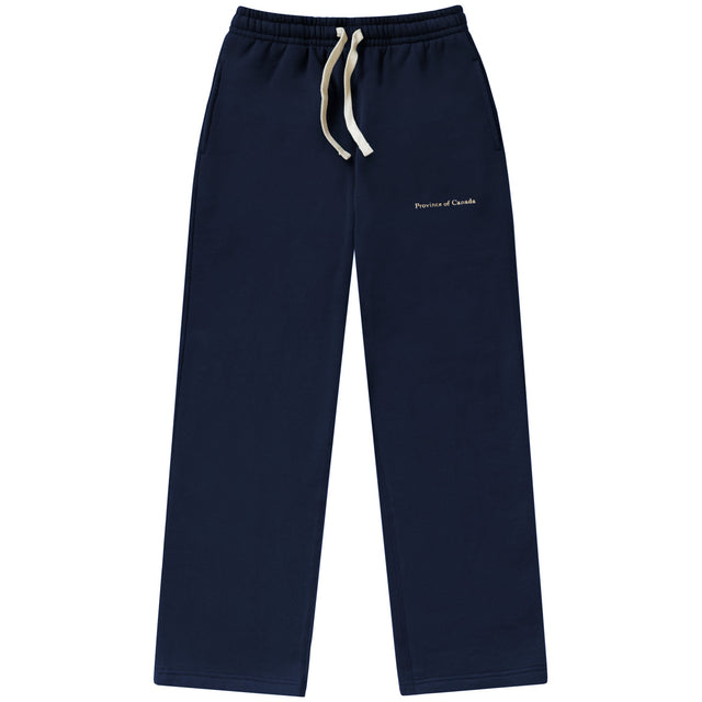 Wide Leg French Terry Sweatpant Navy - Unisex