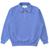 Half Zip Fleece Sweatshirt Periwinkle - Unisex