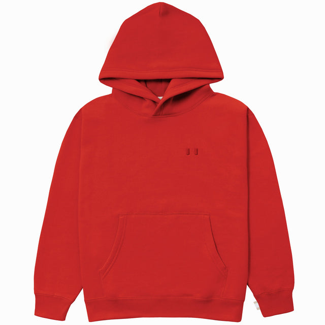 Flag Fleece Hoodie Red - Unisex