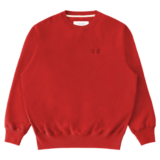 Flag Fleece Sweatshirt Red - Unisex