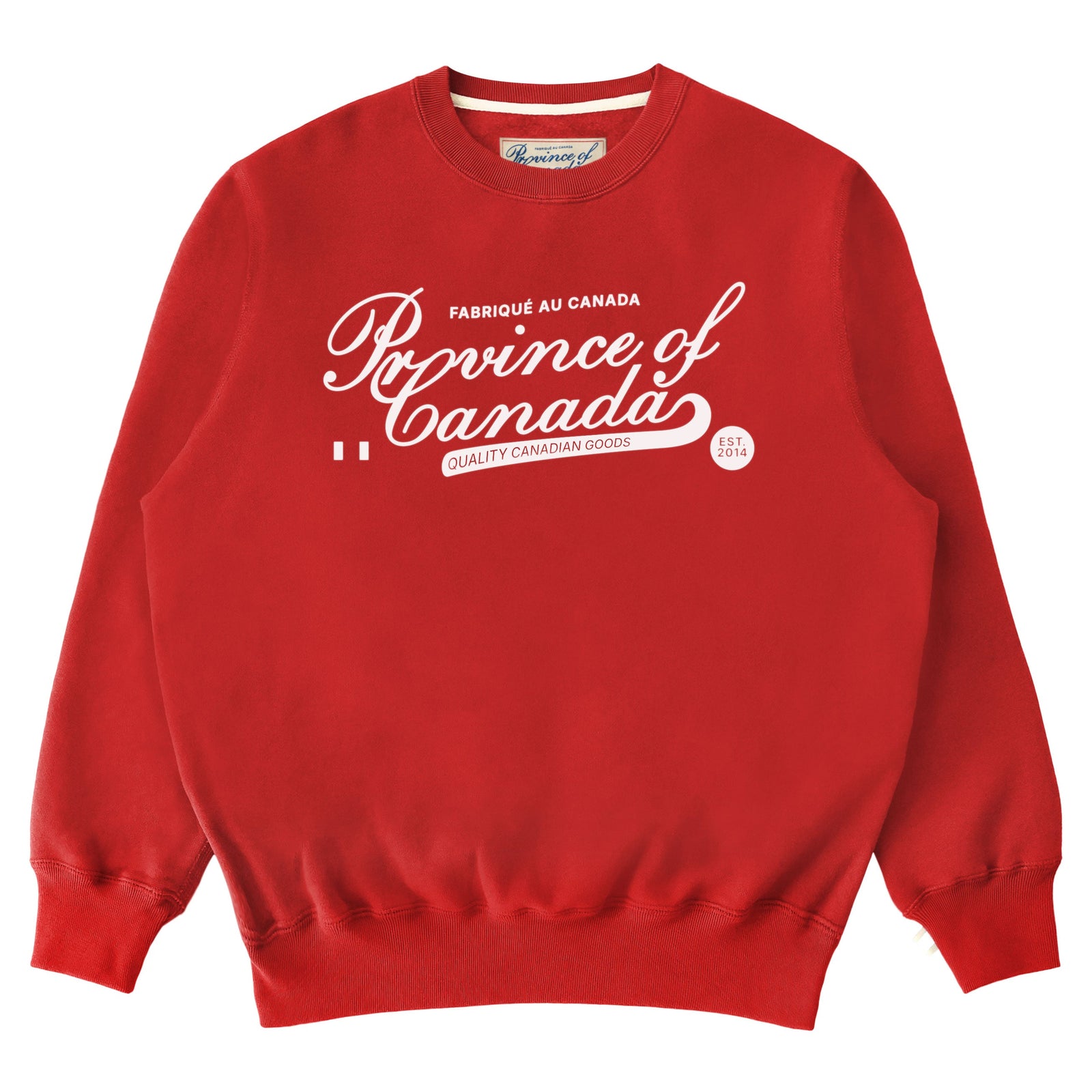 Script Logo Sweatshirt Red Unisex