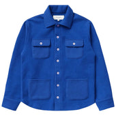 Reverse Fleece Overshirt Royal - Unisex
