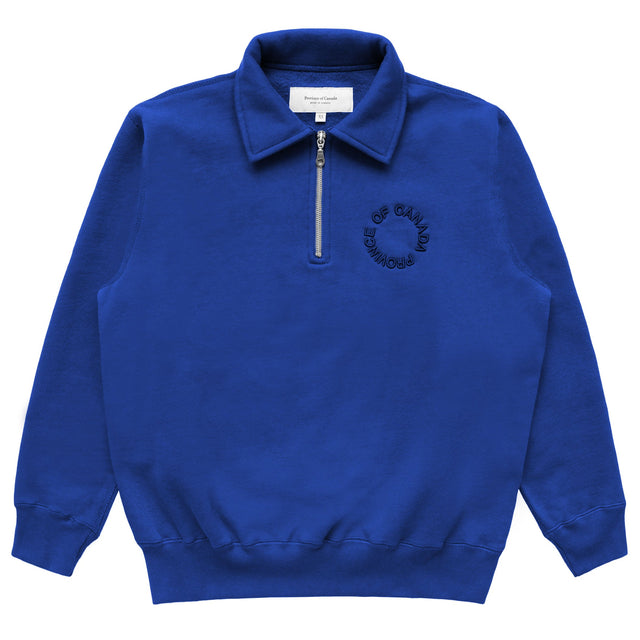 Half Zip Fleece Sweatshirt Royal - Unisex