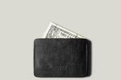 Lean Card Case . Black Raw